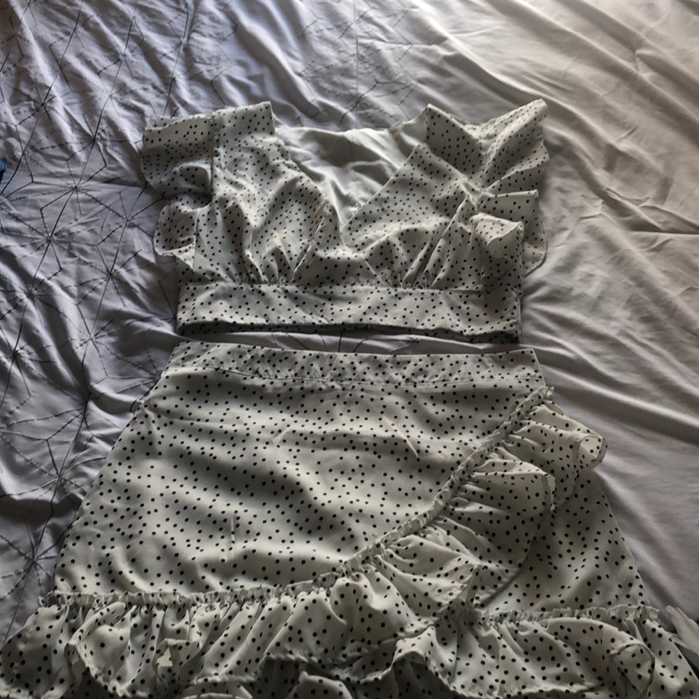 2 piece polka dot set